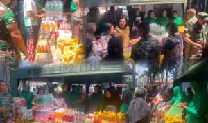 Bentuk Kepedulian TNI, Kodim 1307/Poso Gelar Bazar Murah Sambut Lebaran Idul Fitri