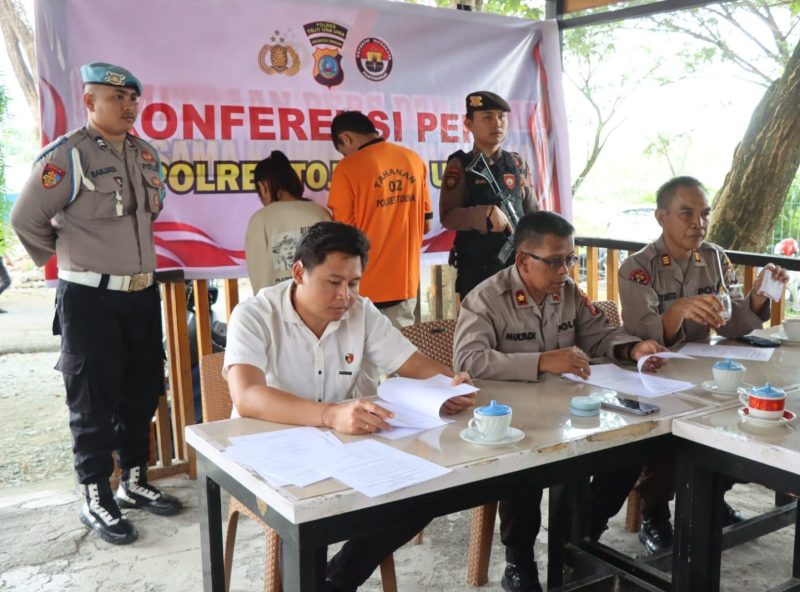 Pemuda Asal Makassar Bersama Rekan Wanitanya Terjerat Kasus Sabu di Touna