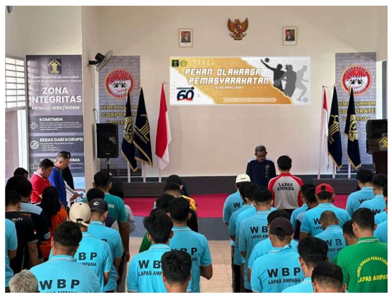 Upacara Pembukaan Pekan Olah Raga Pemasyarakatan