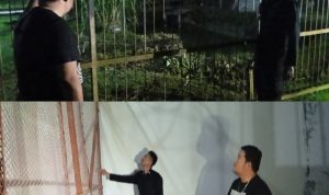 Kontrol Malam, Perwira Piket dan Regu Pengamanan Lapas Ampana Sisir Area Brandgang
