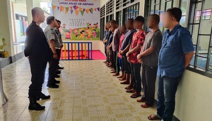 Edukasi Tahanan Baru di Lapas Ampana Masa Pengenalan Lingkungan