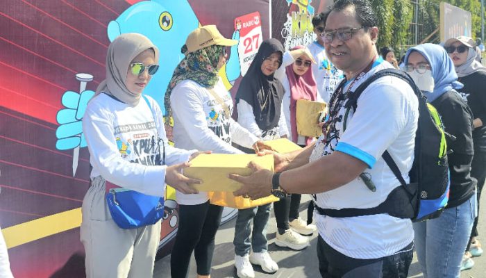 kegiatan Fun Bike KPU Touna