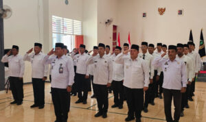 Lapas Ampana Ikuti Apel Bersama Kemenko Bidang Hukum, HAM, Imigrasi, dan Pemasyarakatan